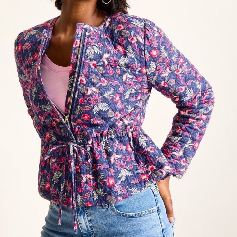 Tommy Bahama Sweeping Floral Quilted Jacket